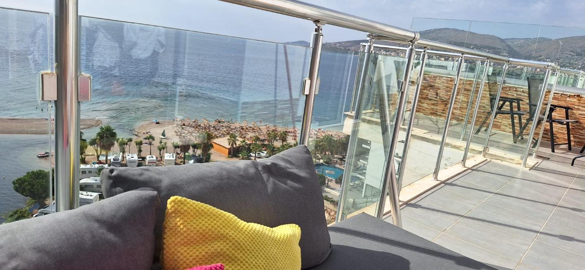 Apartament Sadet'S Penthouse Saranda Zewnętrze zdjęcie