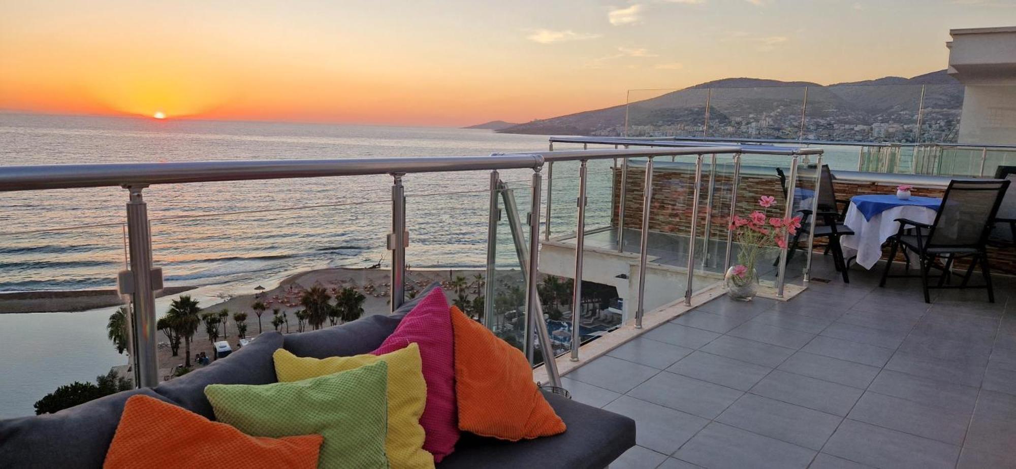 Apartament Sadet'S Penthouse Saranda Zewnętrze zdjęcie