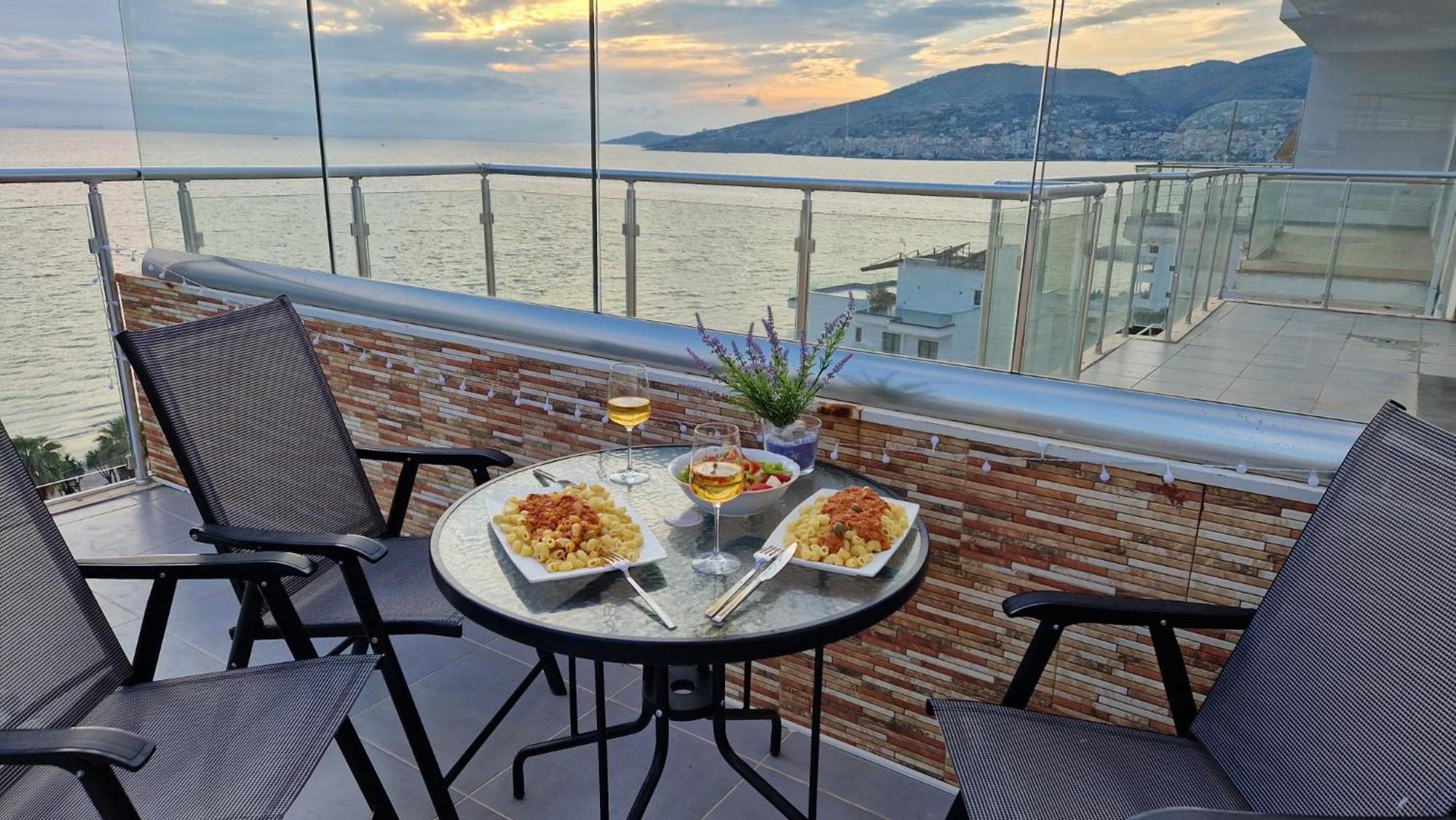 Apartament Sadet'S Penthouse Saranda Zewnętrze zdjęcie