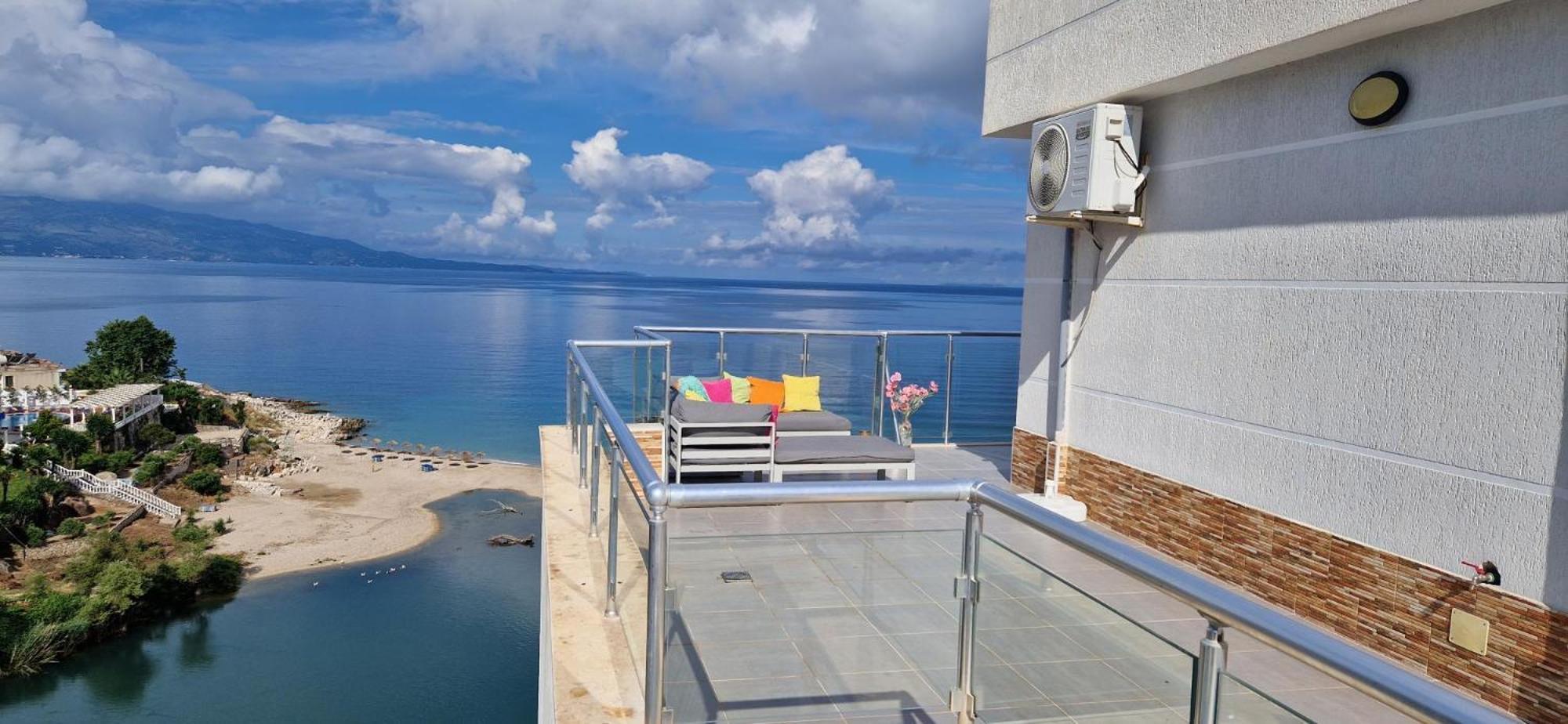 Apartament Sadet'S Penthouse Saranda Zewnętrze zdjęcie