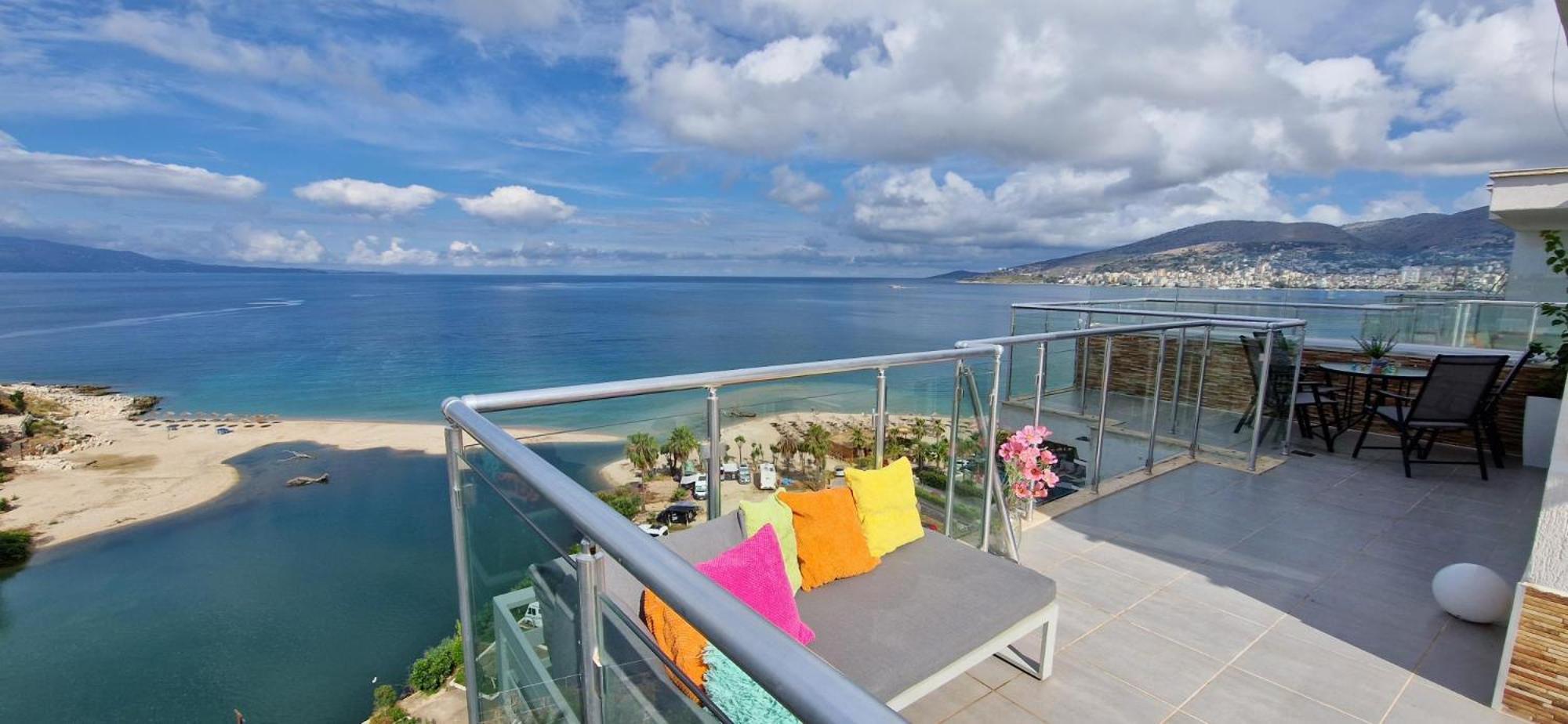 Apartament Sadet'S Penthouse Saranda Zewnętrze zdjęcie