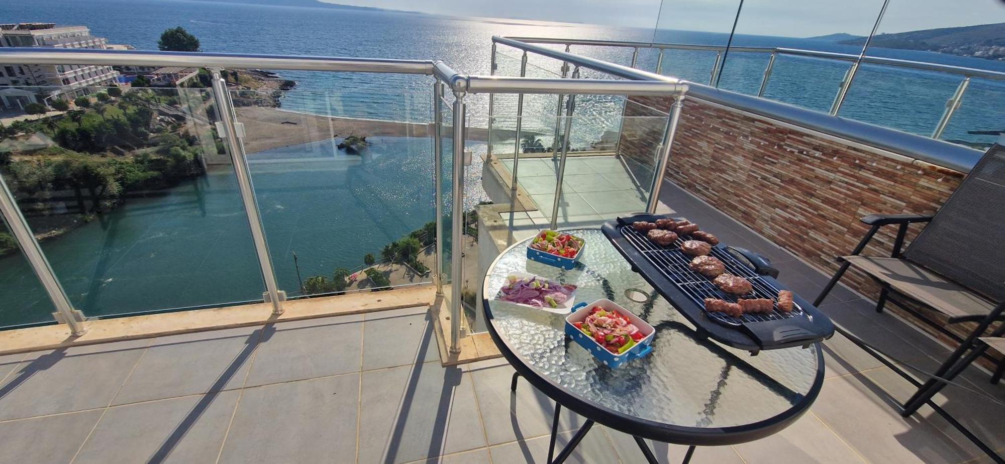 Apartament Sadet'S Penthouse Saranda Zewnętrze zdjęcie