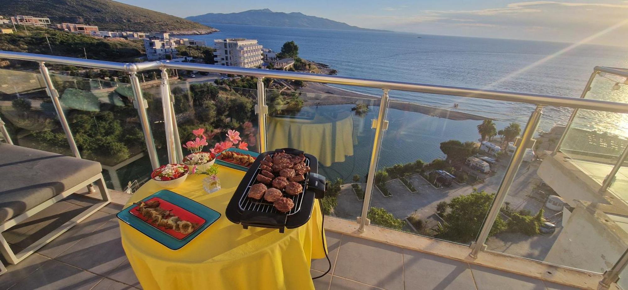 Apartament Sadet'S Penthouse Saranda Zewnętrze zdjęcie