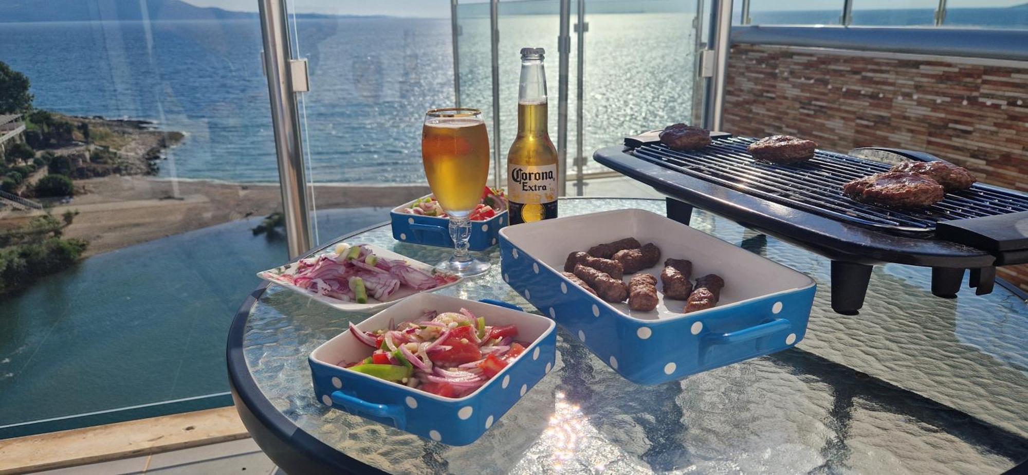 Apartament Sadet'S Penthouse Saranda Zewnętrze zdjęcie