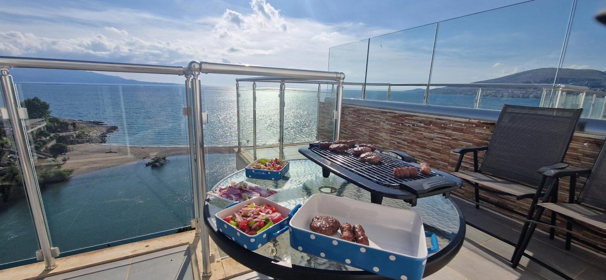 Apartament Sadet'S Penthouse Saranda Zewnętrze zdjęcie